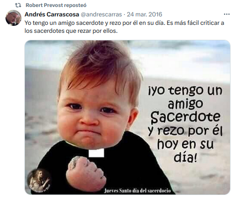 Meme Robert Prevost, Papa León XIV