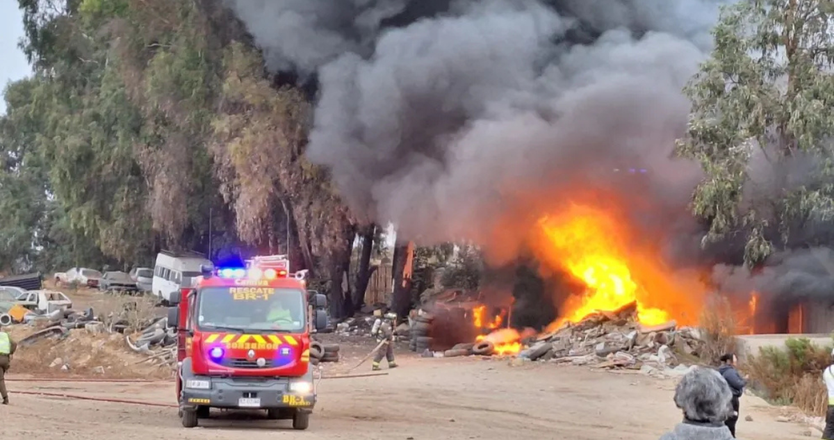 incendio mujer muere illapel