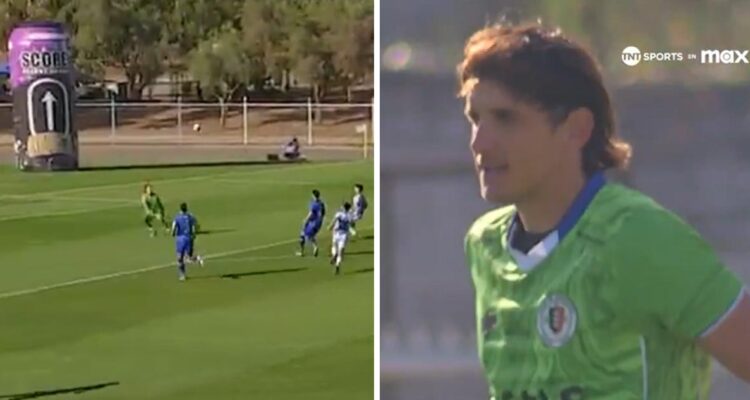 Ridículo gol sufrió arquero de Santa Cruz en el Ascenso.
