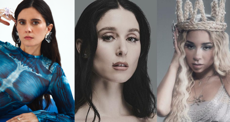 Javiera Mena, Francisca Valenzuela y Princesa Alba