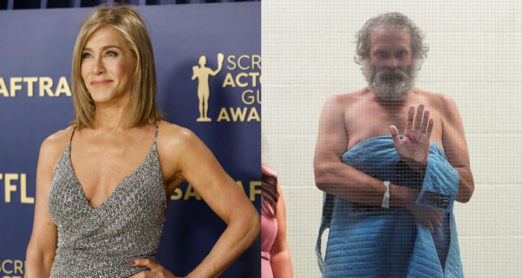 Jennifer Aniston (a la izquierda) y a la derecha Jimmy Wayne Carwyle, su acosador