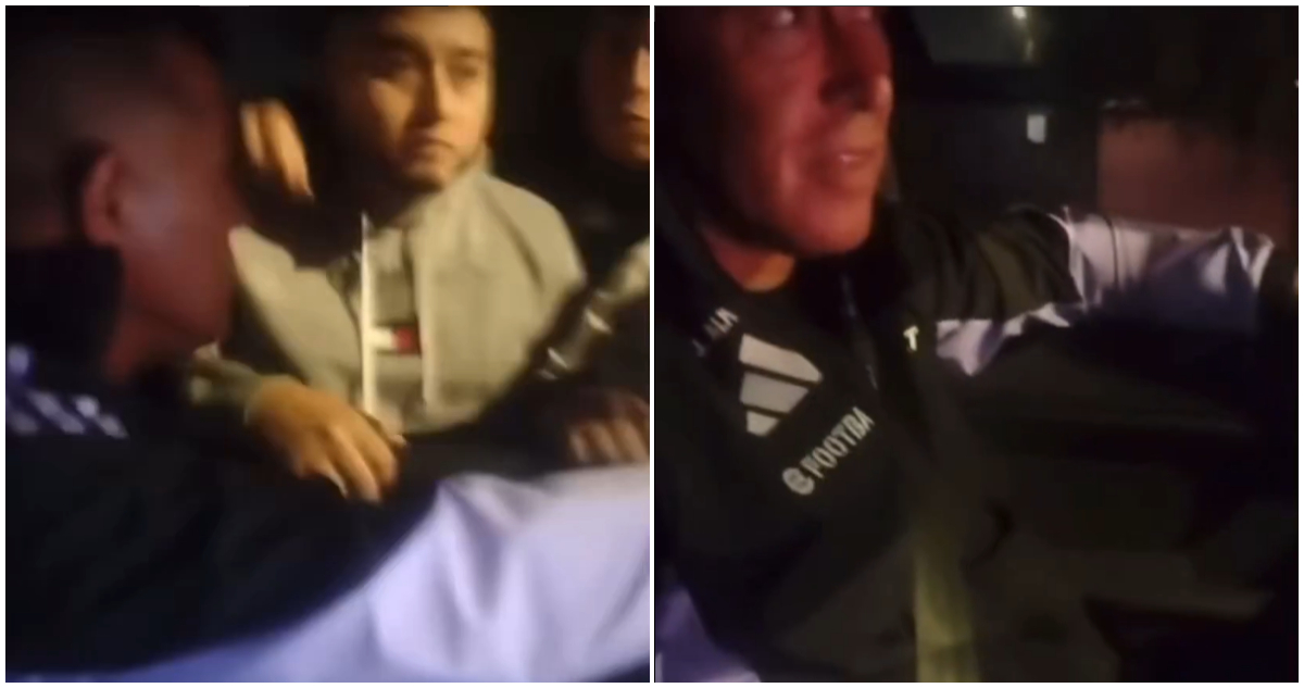Jorge Almirón fue interceptado por hinchas de Colo Colo