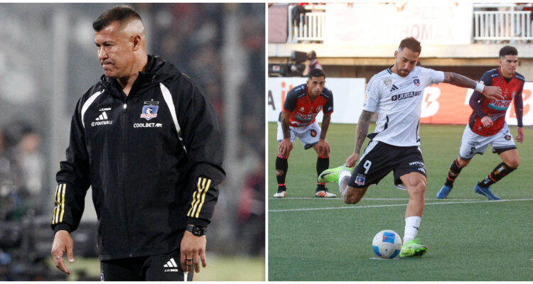 Jorge Almirón junto a Javier Correa en Colo Colo