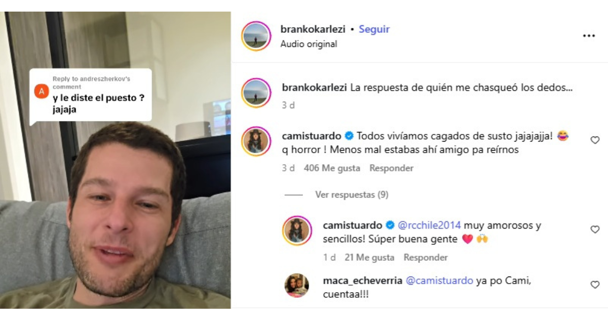 Camila Stuardo por comentario sobre Julia Vial