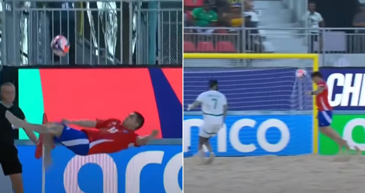 La Roja fútbol playa