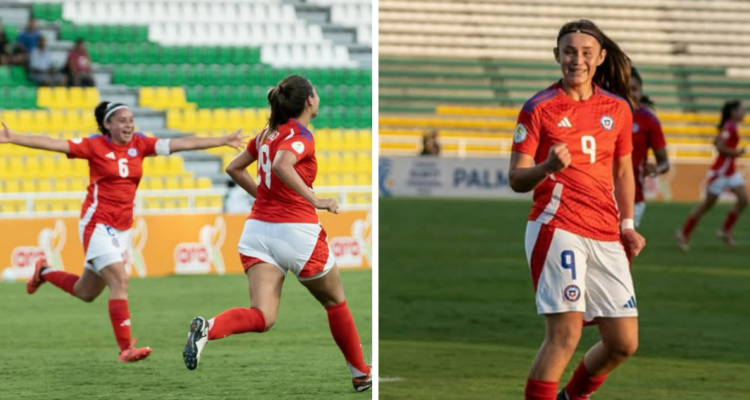 Los goles con que La Roja Sub 17 vence parcialmente a Brasil en Sudamericano Femenino premundialista