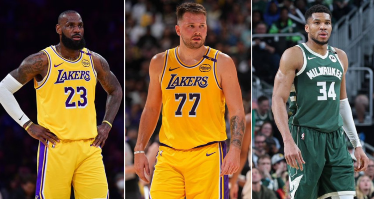 Bombazo en la NBA: aseguran que Lakers busca junta a LeBron James, Luka Doncic y Giannis Antetokounmpo.