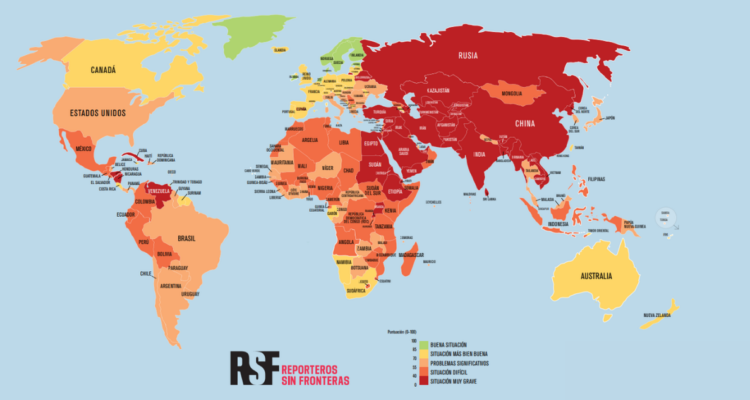 Ranking mundial de libertad de prensa