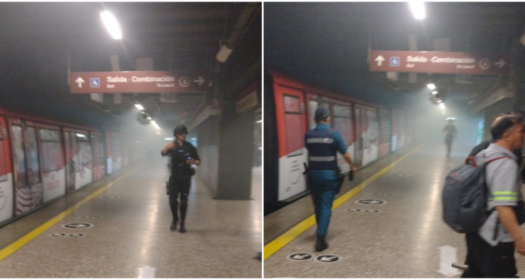 Problemas en el Metro: estallido en Universidad de Chile provoca cierre de estaciones en Línea 1