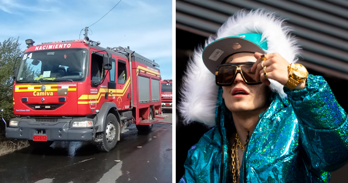 Marcianeke llegó a acuerdo con Bomberos de Nacimiento tras no presentarse a evento benéfico