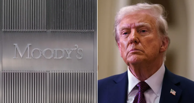 Moody’s rebaja la calificación crediticia de EEUU
