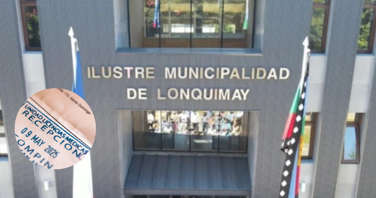 Frontis de Municipalidad de Lonquimay por caso de licencia de funcionario