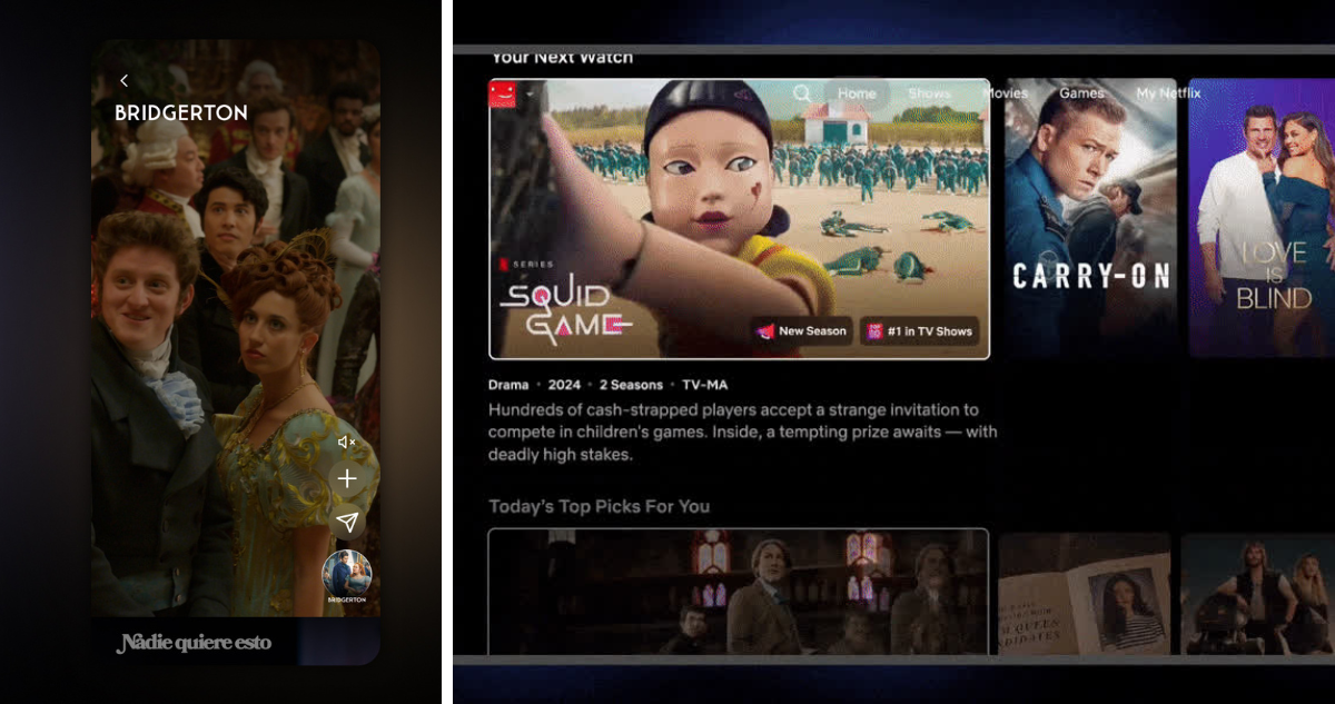 Desde un feed como TikTok a uso de IA como ChatGPT: Netflix anuncia importantes cambios en su diseño