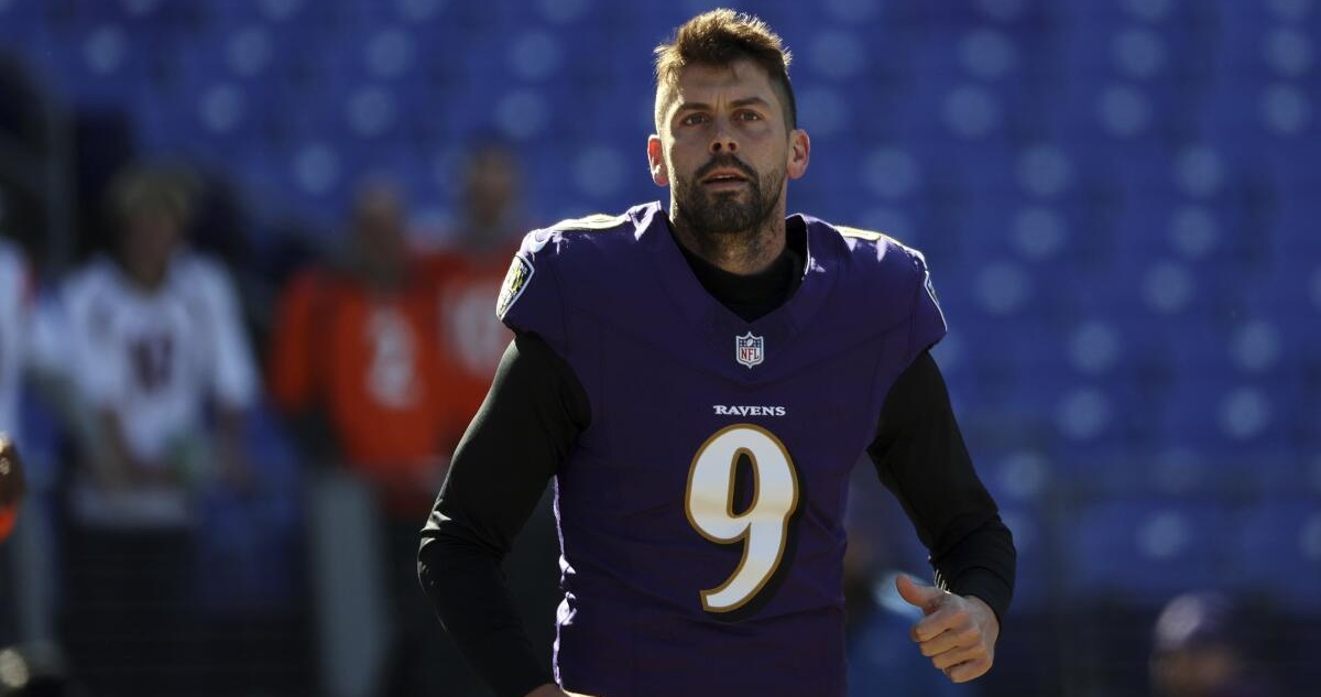 Justin Tucker fue despedido por los Ravens de la NFL.