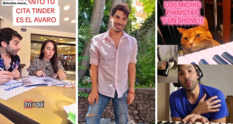 De “Si yo fuera rico” a videos de citas Tinder y cantarle a gatos: el presente del actor Nicolás Rocco