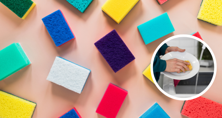 No es solo por estética: el objetivo detrás de cada color de las esponjas de cocina