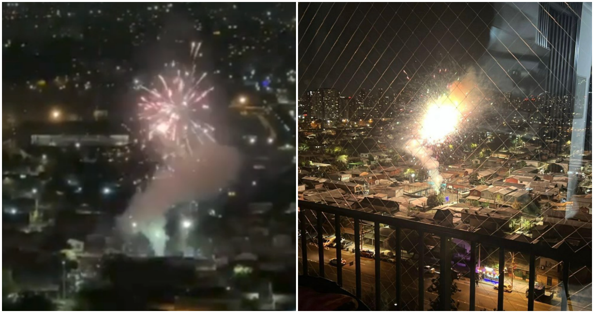 Fuegos artificiales y disparos en Ñuñoa por velorio de un miembro de banda “Los Menores”