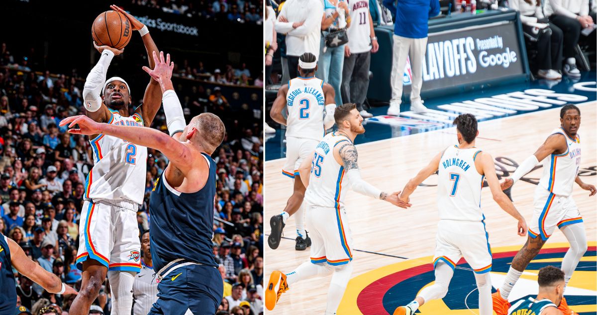 OKC Thunder igualaron serie con Denver Nuggets en semifinales de la NBA