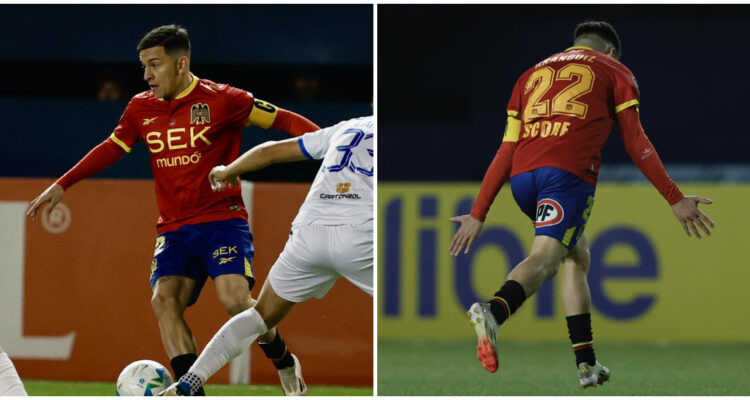 Pablo Aránguiz en el Unión Española vs San José en Copa Sudamericana