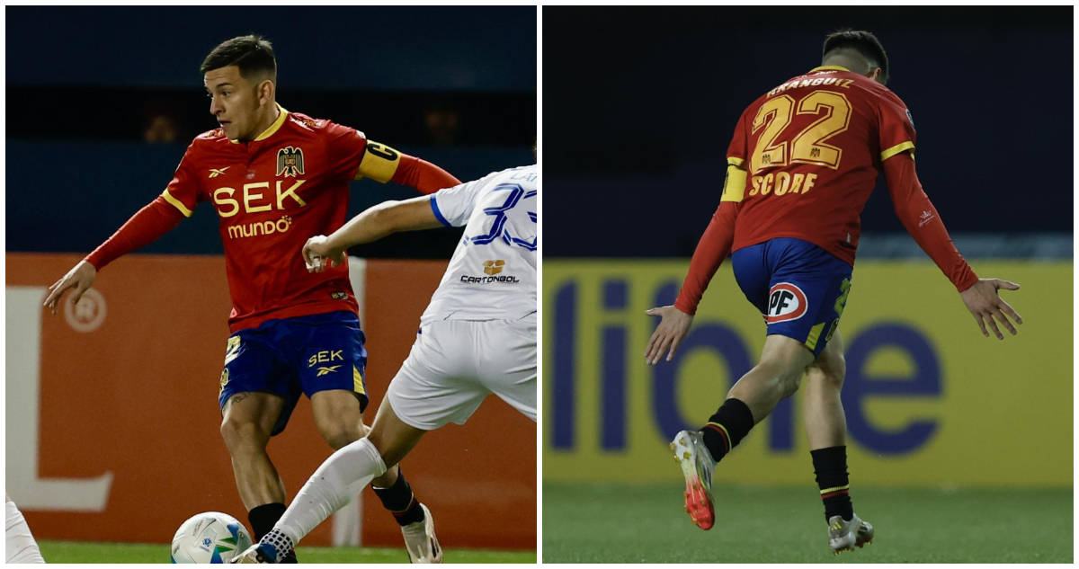 Pablo Aránguiz en el Unión Española vs San José en Copa Sudamericana
