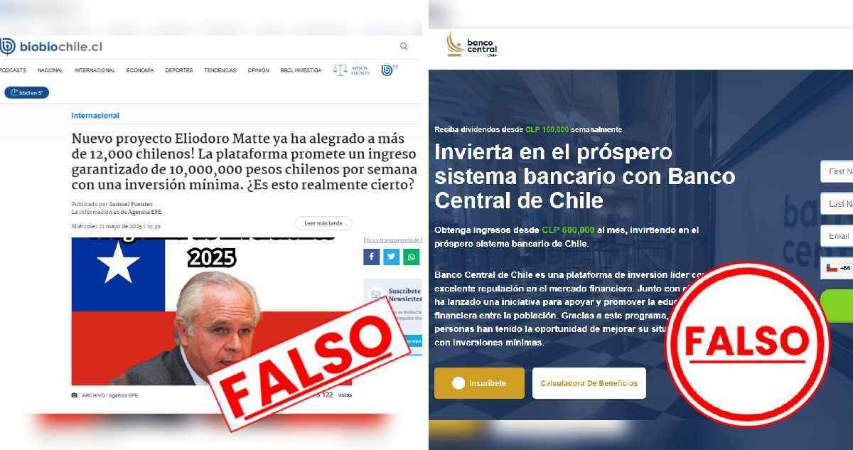 Alerta de estafa: sitio imita páginas reales para engañar con falsos testimonios y atraer a víctimas