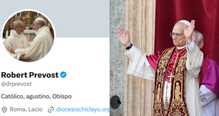 Twitter del Papa León XIV en referencia a desconocida faceta del nuevo sumo pontífice