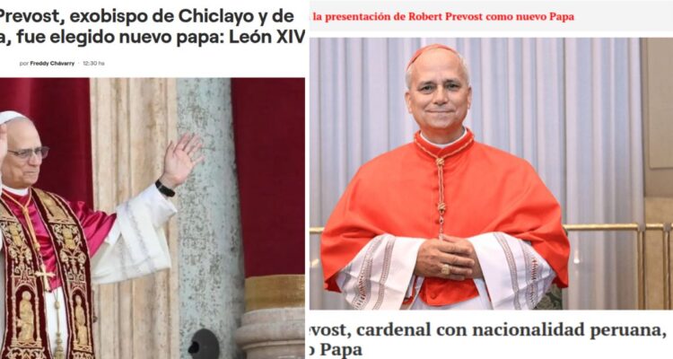 medios peruano destacan elección de papa con nacionalidad de perú: Leon XIV