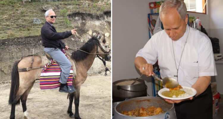 Papa León XIV durante su vida en Perú