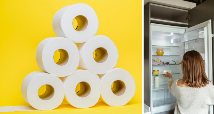 ¿Papel higiénico en el refrigerador? Aseguran que esta inusual práctica impediría malos olores