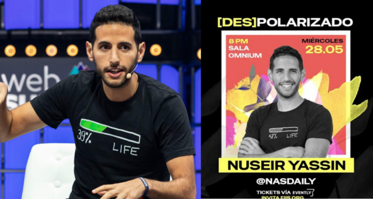 Participa por entradas dobles para ver “Nas Daily” en Chile: dictará charla sobre Coexistencia