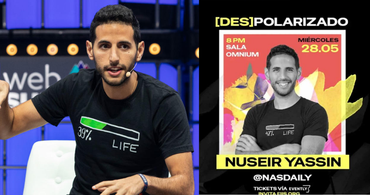 Participa por entradas dobles para ver “Nas Daily” en Chile: dictará charla sobre Coexistencia