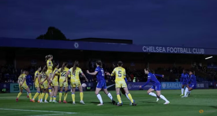 Partido de la Womens Soccer League de Inglaterra entre Chelsea y Crystal Palace