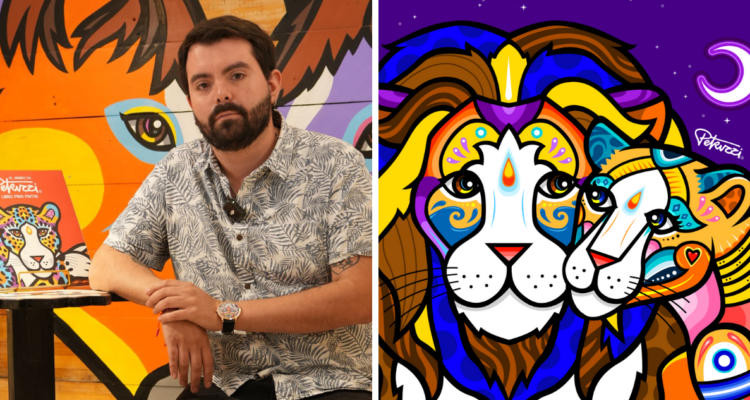 Petruzzi, el artista chileno que acaba de firmar contrato con la galería más prestigiosa de Dubai