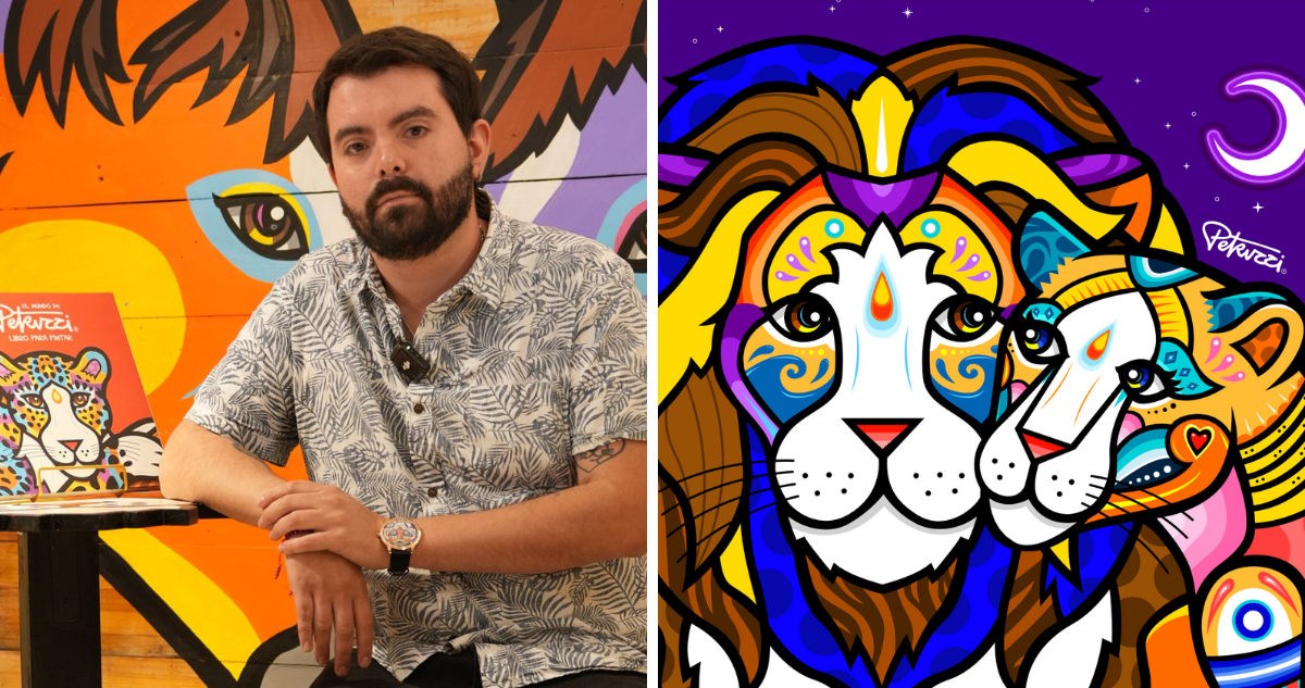 Petruzzi, el artista chileno que acaba de firmar contrato con la galería más prestigiosa de Dubai