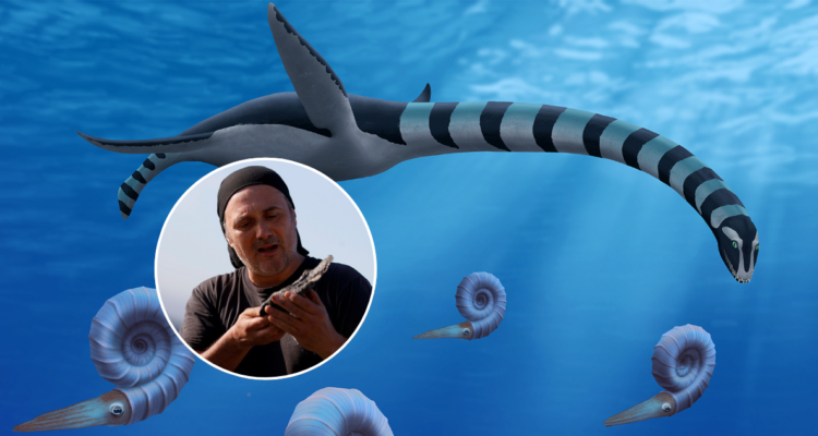 Imagen ilustrativa de la nueva especie de plesiosaurio