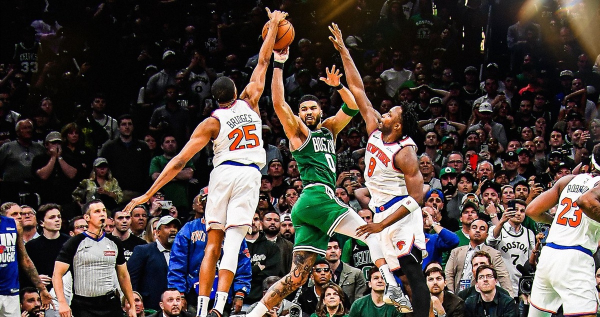 Knicks dejaron contra las cuerdas a los Celtics en la NBA.