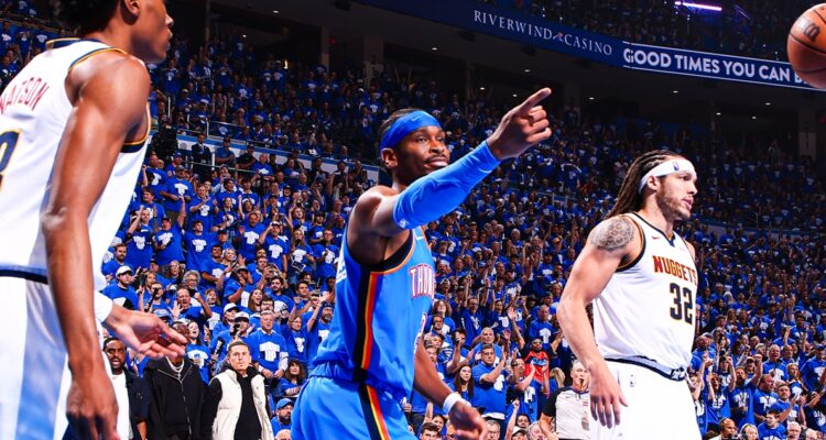 Thunder eliminó a Nuggets y jugará finales del Oeste de la NBA.