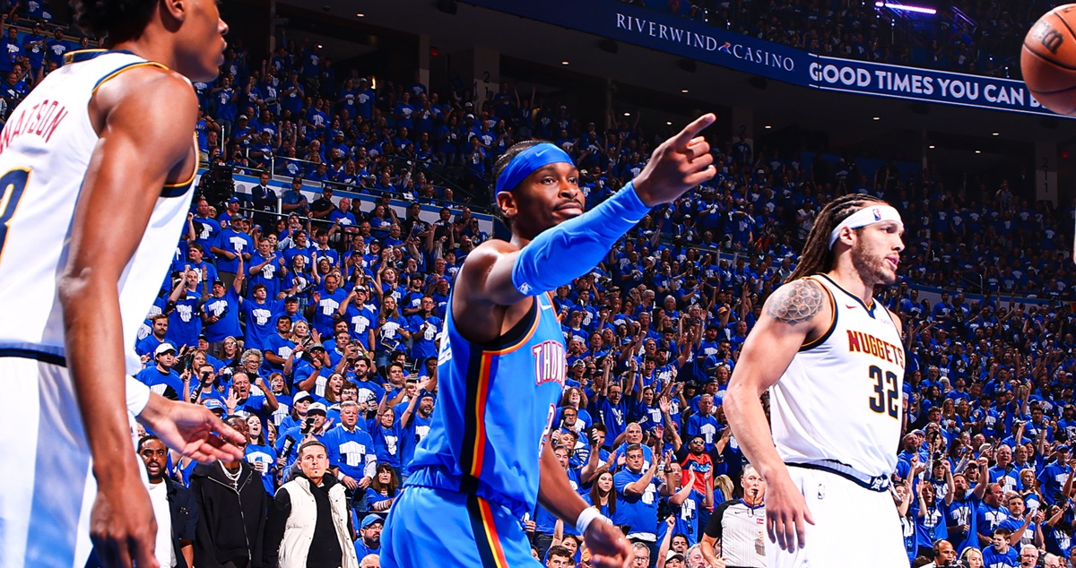 Thunder eliminó a Nuggets y jugará finales del Oeste de la NBA.