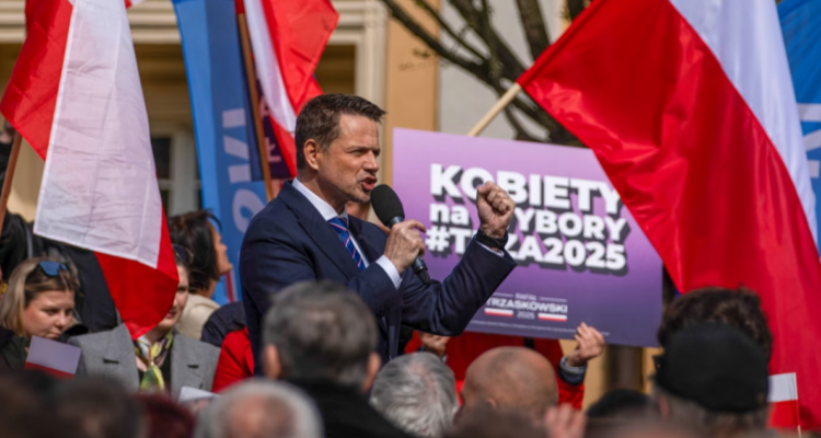 Rafal Trzaskowski, candidato apoyado por la Coalición Cívica que lidera Tusk