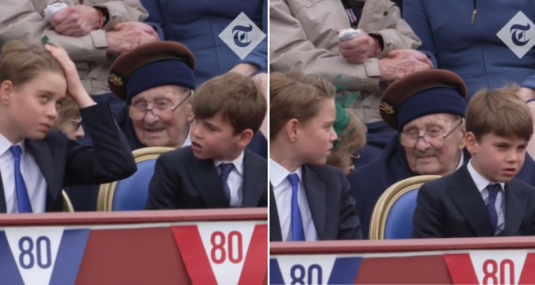 Príncipe Louis y su hermano George