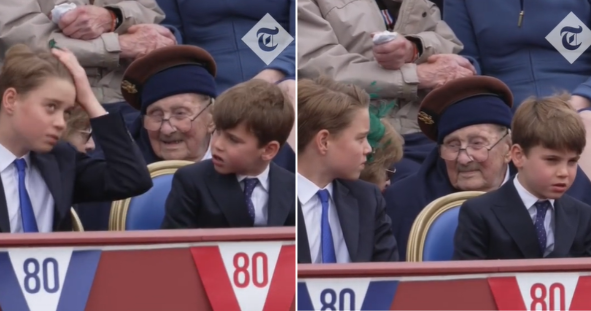 Príncipe Louis y su hermano George