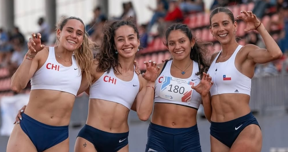 Pumas chilenas logran nuevo record para el Atletismo Chileno en el Mundial de Relevos