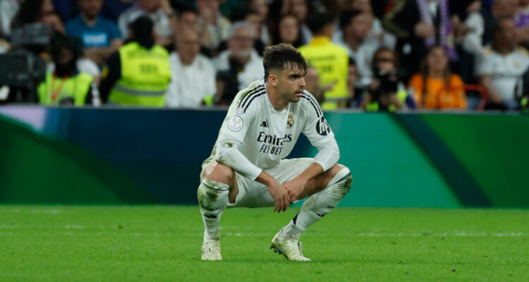 Raúl Asencio en Copa del Rey con el Real Madrid