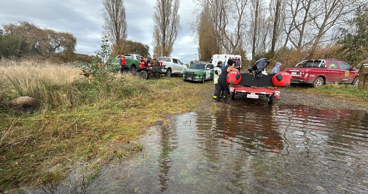 Hombre muere tras caer al río Pilmaiquén en Entre Lagos