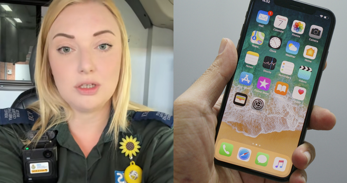 Paramédico explica función del iPhone que podría salvarte la vida
