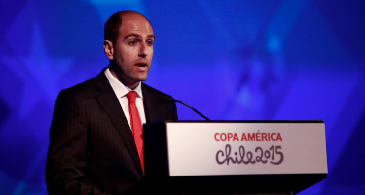 Sergio Jadue presentando la Copa América 2015