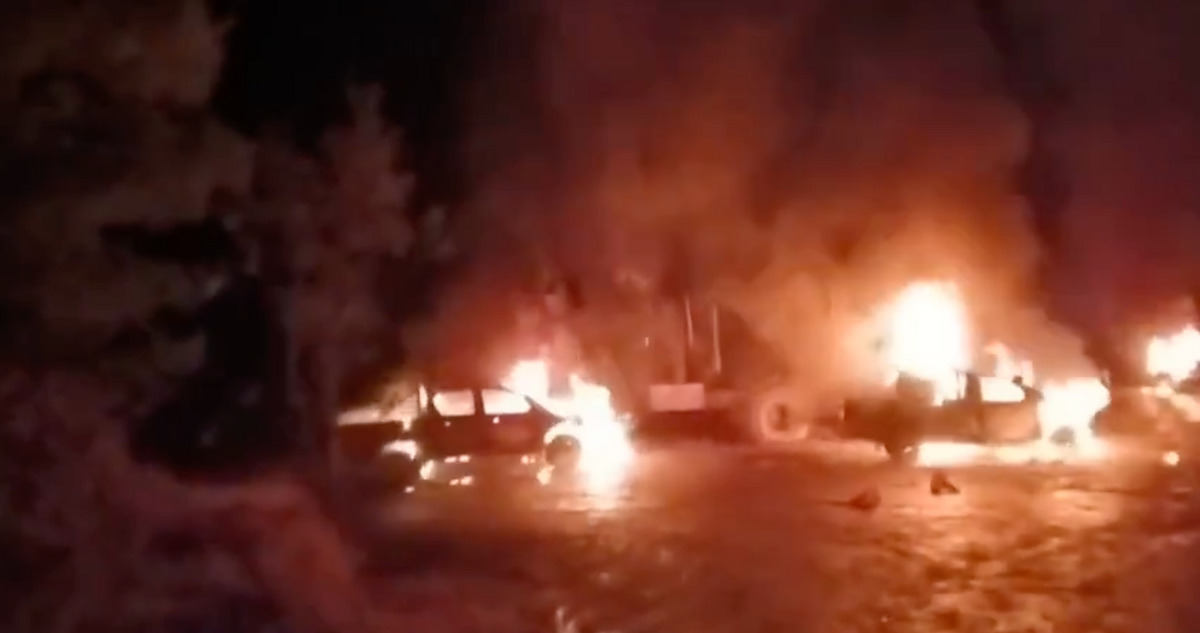 Nuevo ataque incendiario en La Araucanía: cuatro máquinas resultaron quemadas en Los Sauces