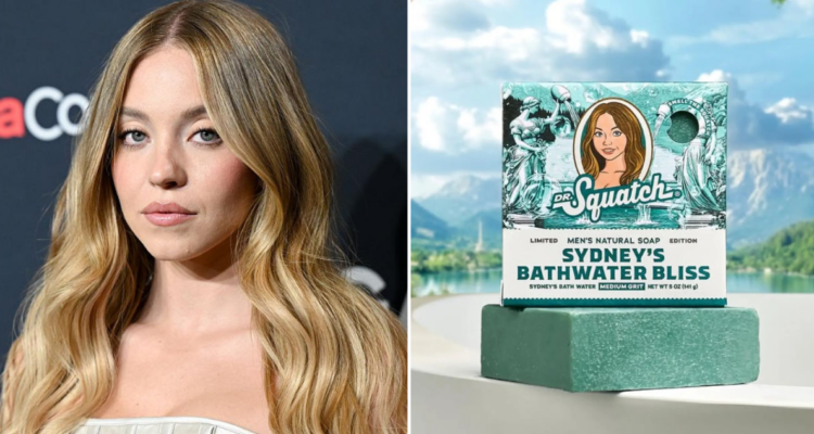 Jabón con agua de bañera de Sydney Sweeney