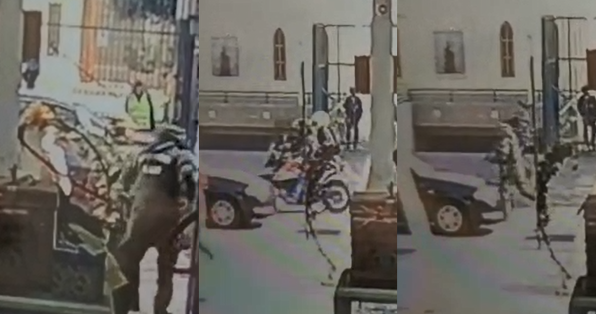 Video muestra momento del tiroteo en San Bernardo que dejó a un delincuente baleado por Carabineros