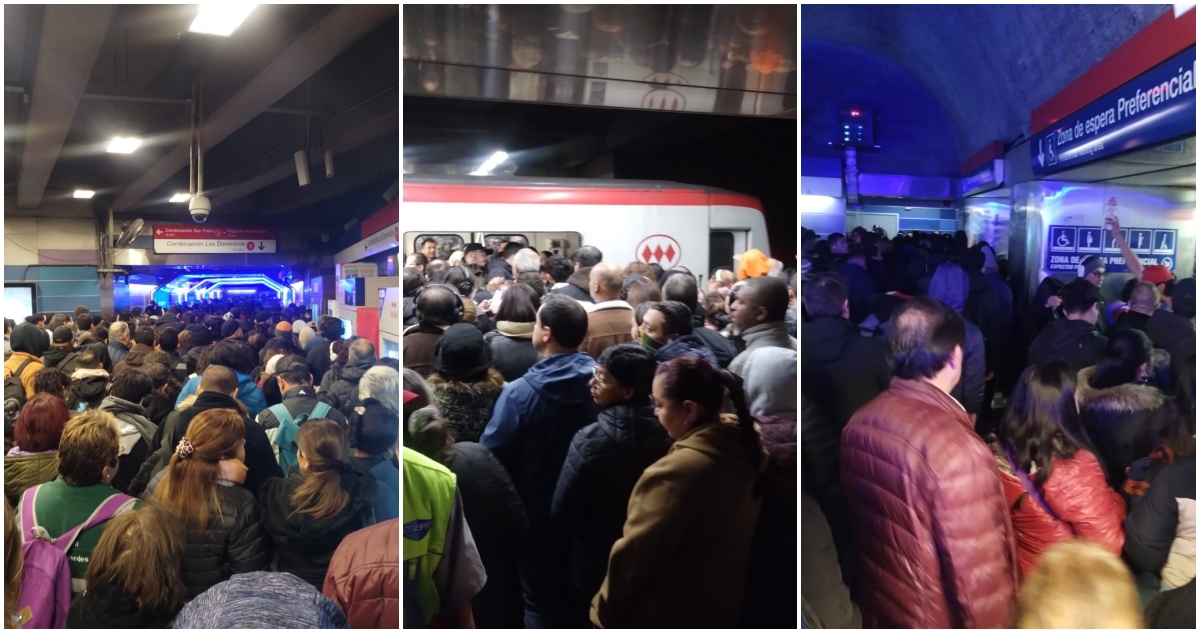 Línea 1 del Metro sufre nuevos retrasos en su frecuencia y provoca caos por aglomeración de pasajeros